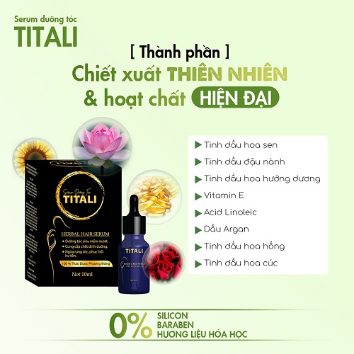 thành phần serum dưỡng tóc titali