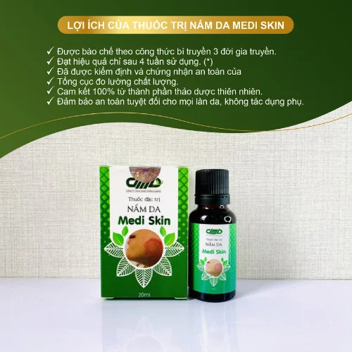 Lợi ích thuốc bôi nấm da Medi Skin