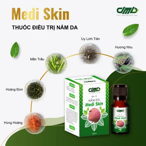 Thành phần thuốc bôi nấm da Medi Skin D-Medic