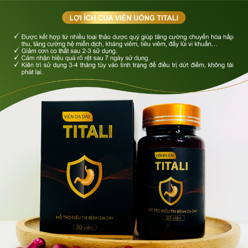 Lợi ích viên uống dạ dày TITALI - Dược D-Medic